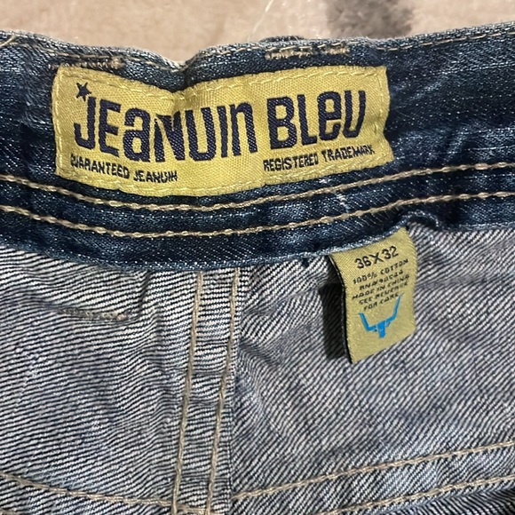 Jeanuin Bleu vintage stone washed jeans 36x32 - Picture 4 of 11